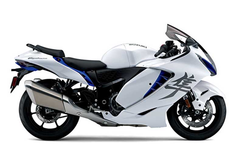 Hayabusa new colour: Pearl Vigor Blue / Pearl Brilliant White