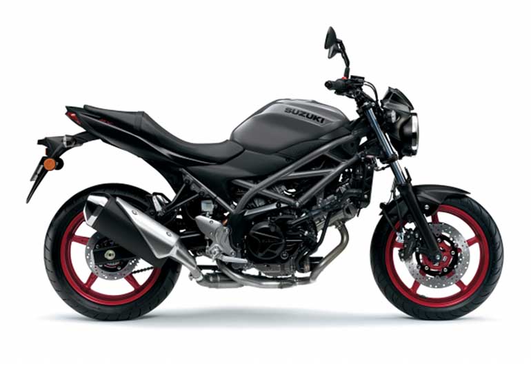 SV650 new colour: Glass Sparkle Black / Solid Iron Grey