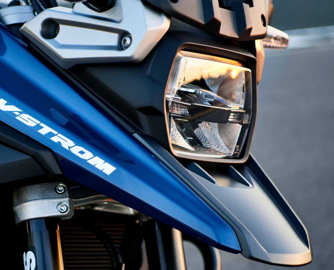 The all-new Suzuki V-Strom 1050 Front Headlight