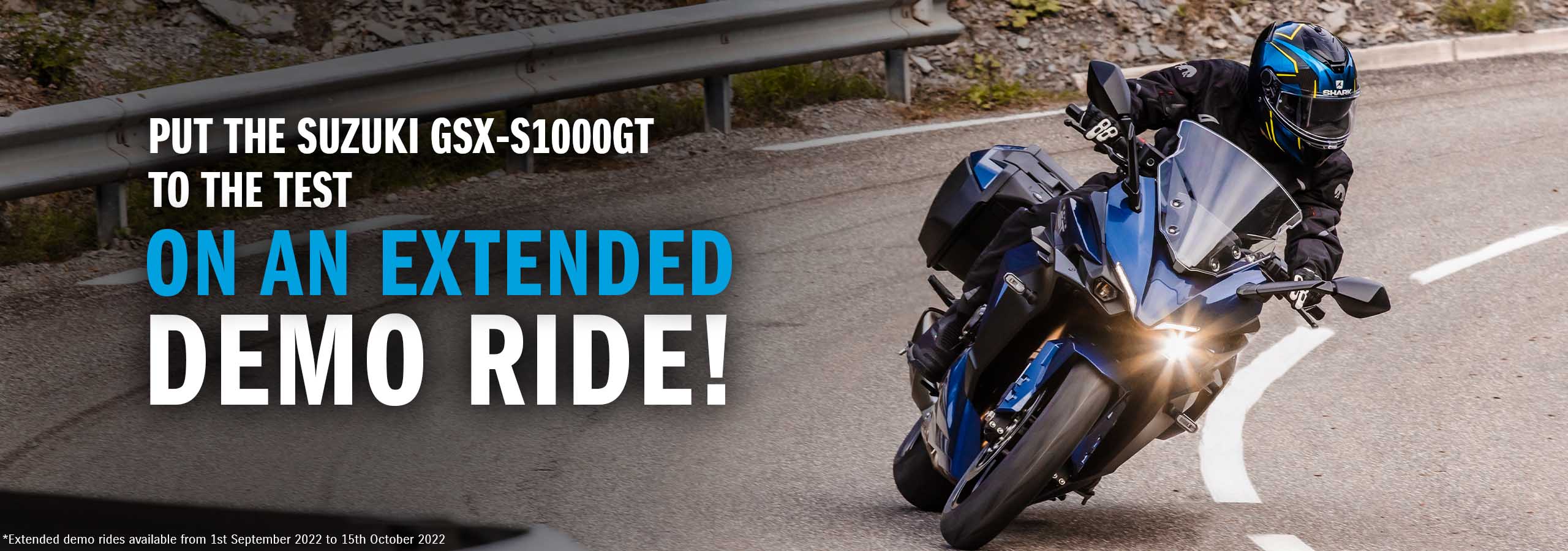 Take the Suzuki GSX-S1000GT on an extended demo ride