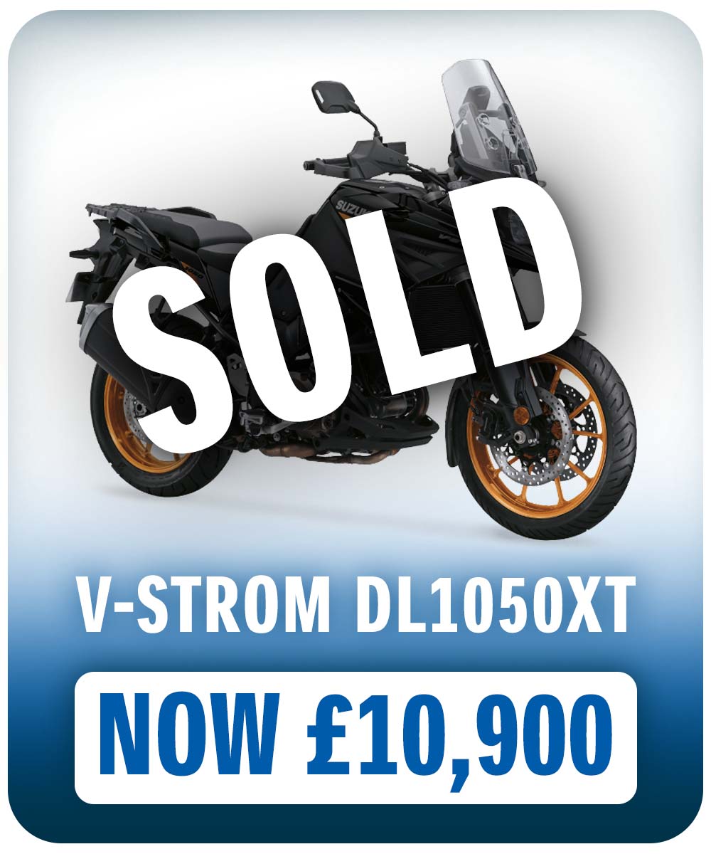 Suzuki V-Strom 1050 XT in the Suzuki Pre-Reg Sale at Laguna Motorcycles Maidstone