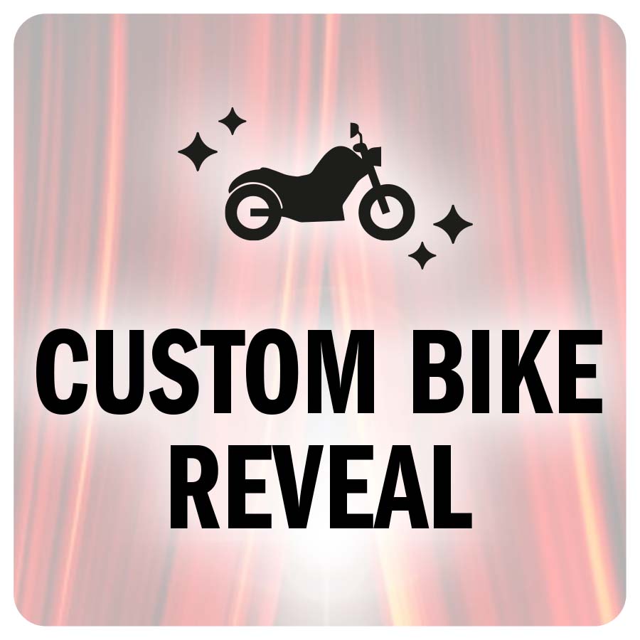 Custom bike reveal at Maidstone Harley-Davidson Season Opener on Saturday the 25th of March
