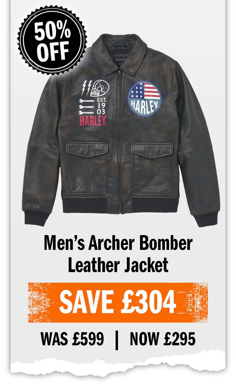 Enjoy exclusive savings in our Maidstone Harley-Davidson January Clothing Sale