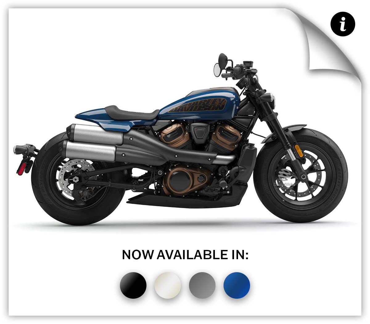 New colours for 2023 for the Harley-Davidson Sportster S