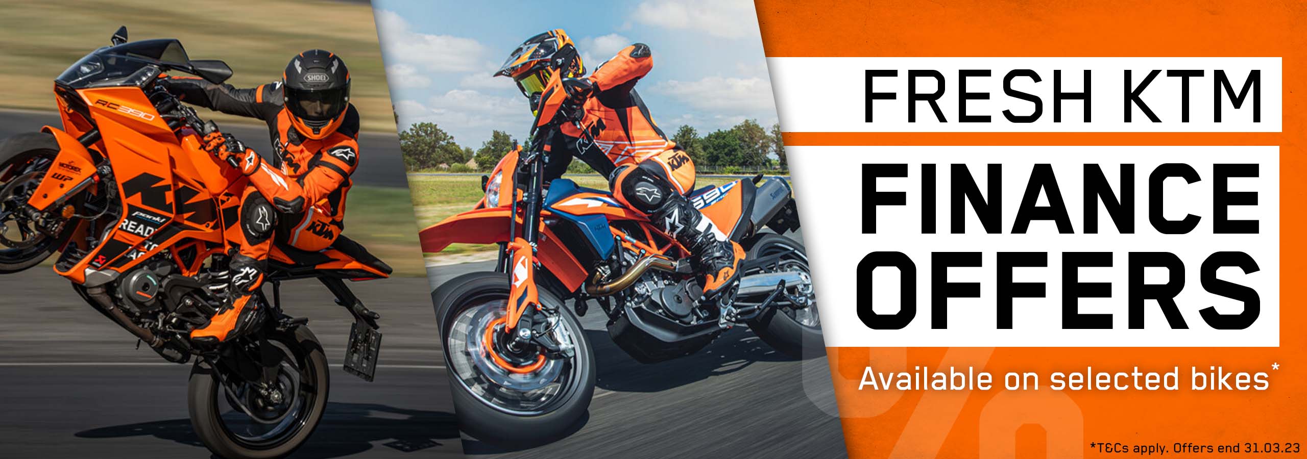 Great New Finance Offers on Selected KTM bikes