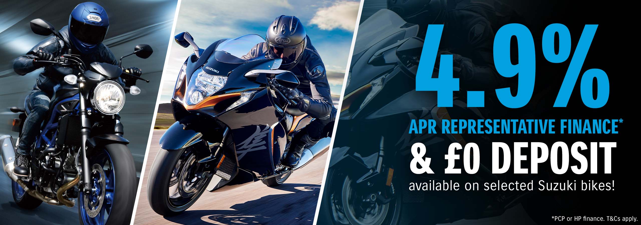 Suzuki 4.9% APR Representative Finance Offer