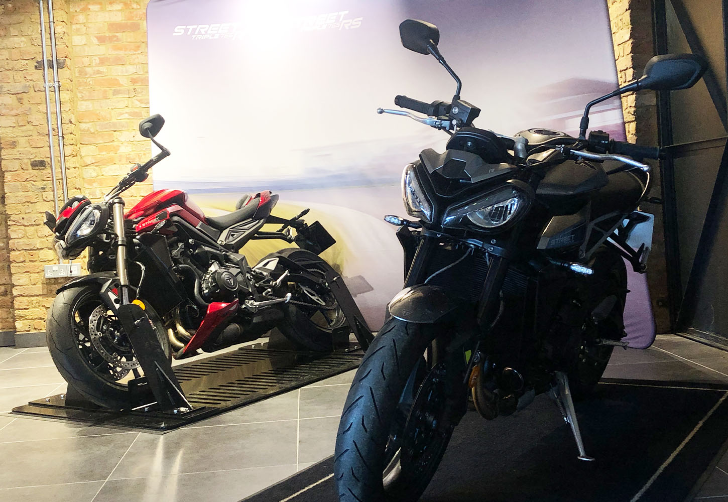 When the Street Triple 765 stopped by at Laguna Triumph in Ashford and Maidstone